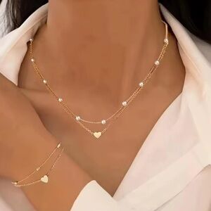 Cœur Lumière Pearl Jewelry Set